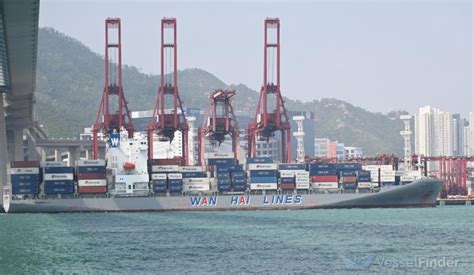 WAN HAI 365 Container Ship, IMO 9954450 .